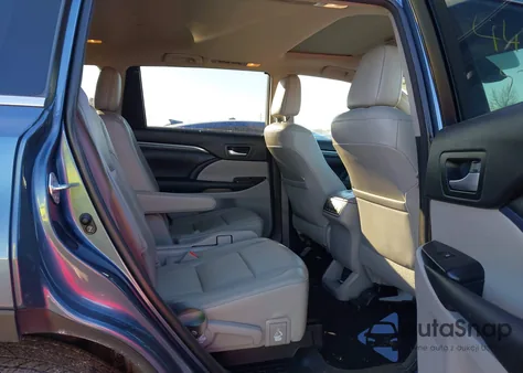 2017 Toyota Highlander Limited z USA, uszkodzony, nr VIN 5TDDZRFH4HS477967